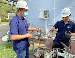 Hệ thống quan trắc nước ngầm tự động tại Bệnh viện Phổi tỉnh Đồng Tháp